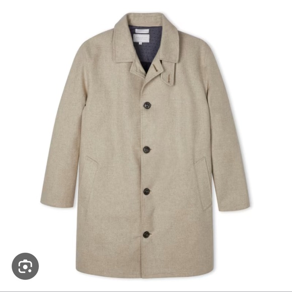 Peregrine Other - Peregrine Men's Beige Wool Trench Coat